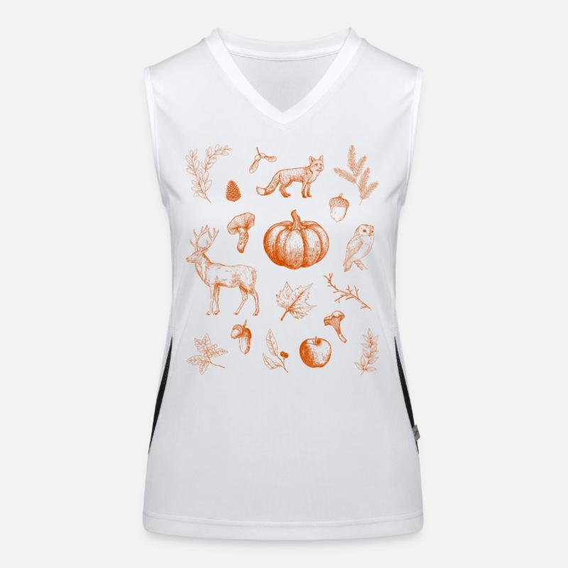 Gemütliche Herbststimmung Funktionelles Kontrast-Tank Top für Frauen