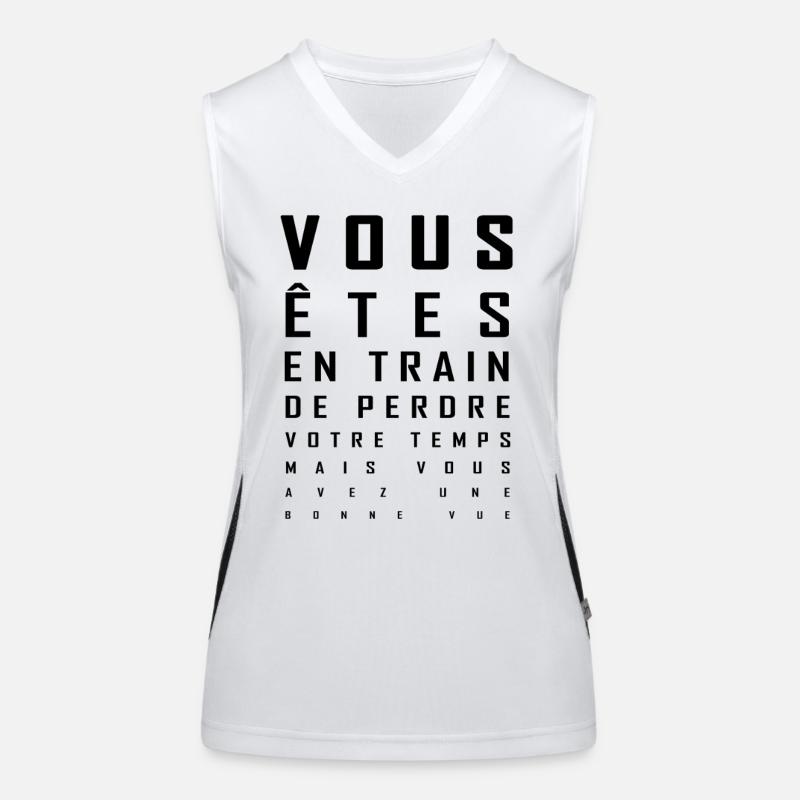 Funny and humorous article for the curious Women's Functional Contrast Tank Top