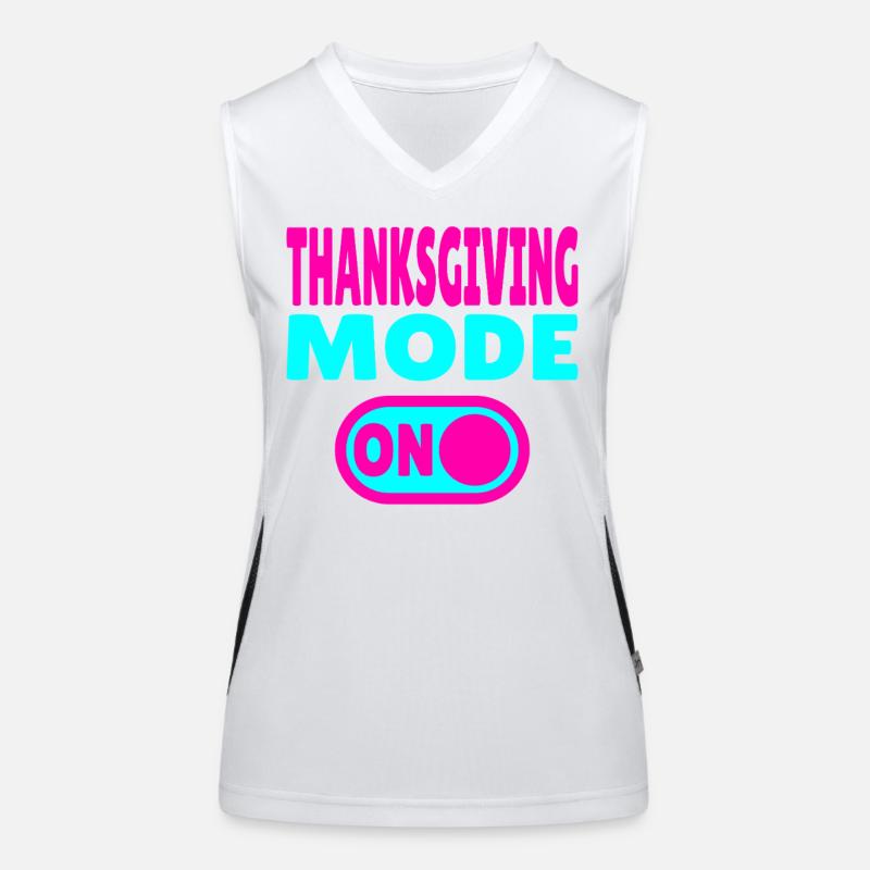 Mode Thanksgiving activé Débardeur respirant contrasté Femme