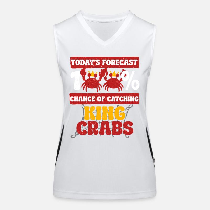 Crabe royal d’Alaska Débardeur respirant contrasté Femme