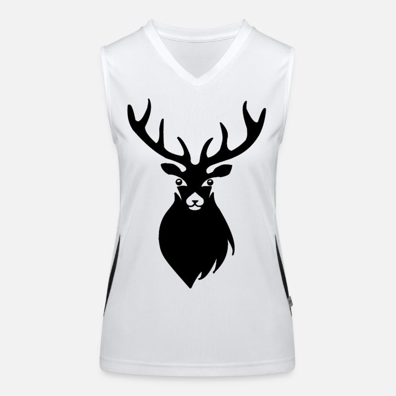 Deer Women's Functional Contrast Tank Top
