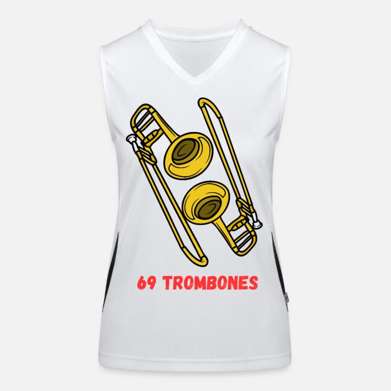 69_Trombones Débardeur respirant contrasté Femme