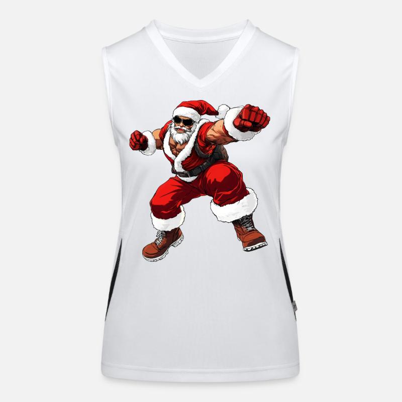 Boxer Noël Débardeur respirant contrasté Femme