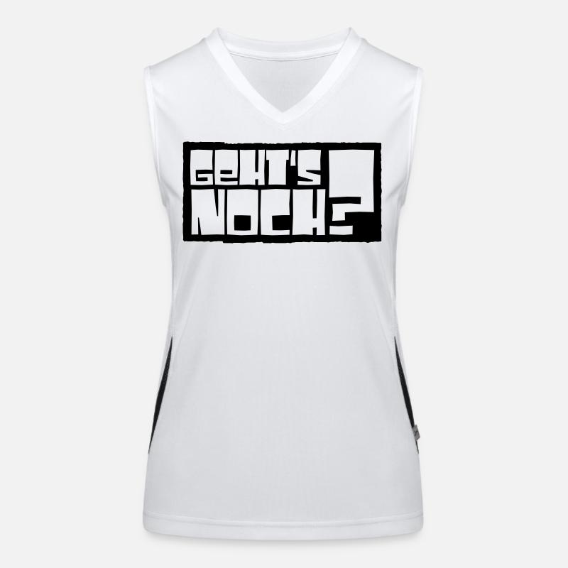 geht's noch? Funktionelles Kontrast-Tank Top für Frauen