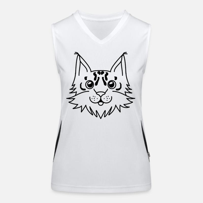 Luchs Funktionelles Kontrast-Tank Top für Frauen