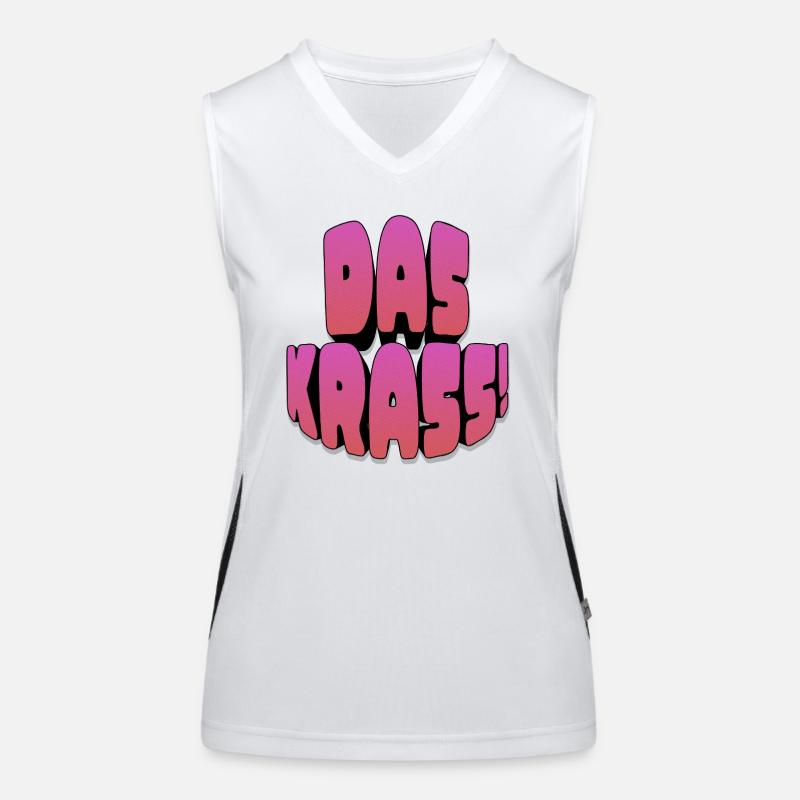 Das krass! Funktionelles Kontrast-Tank Top für Frauen