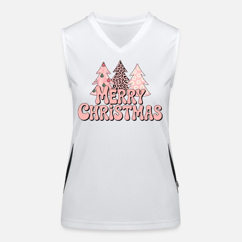 Joyeux Noël Débardeur respirant contrasté Femme