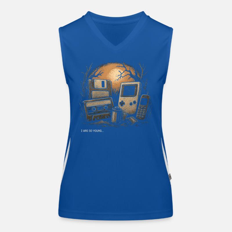 Retro Nostalgia – I Was So Young Tee Women's Functional Contrast Tank Top
