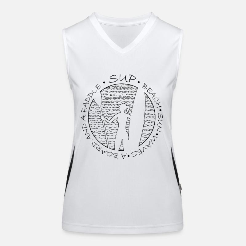 SOUPER Débardeur respirant contrasté Femme