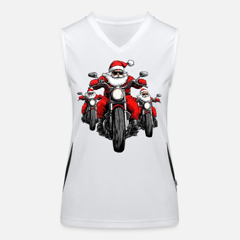 Motards Noël Débardeur respirant contrasté Femme