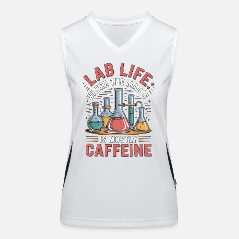 Lab Technician Lab Life Where The Magic Scientist Funktionelles Kontrast-Tank Top für Frauen