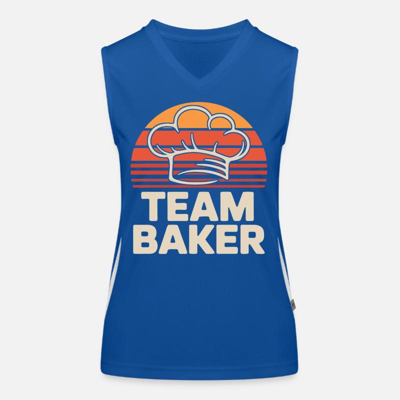 Team Baker Rétro Débardeur respirant contrasté Femme