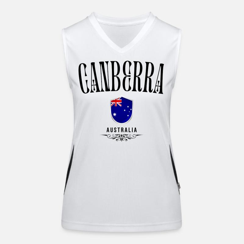 Souvenir Canberra, Canberra Australie Débardeur respirant contrasté Femme