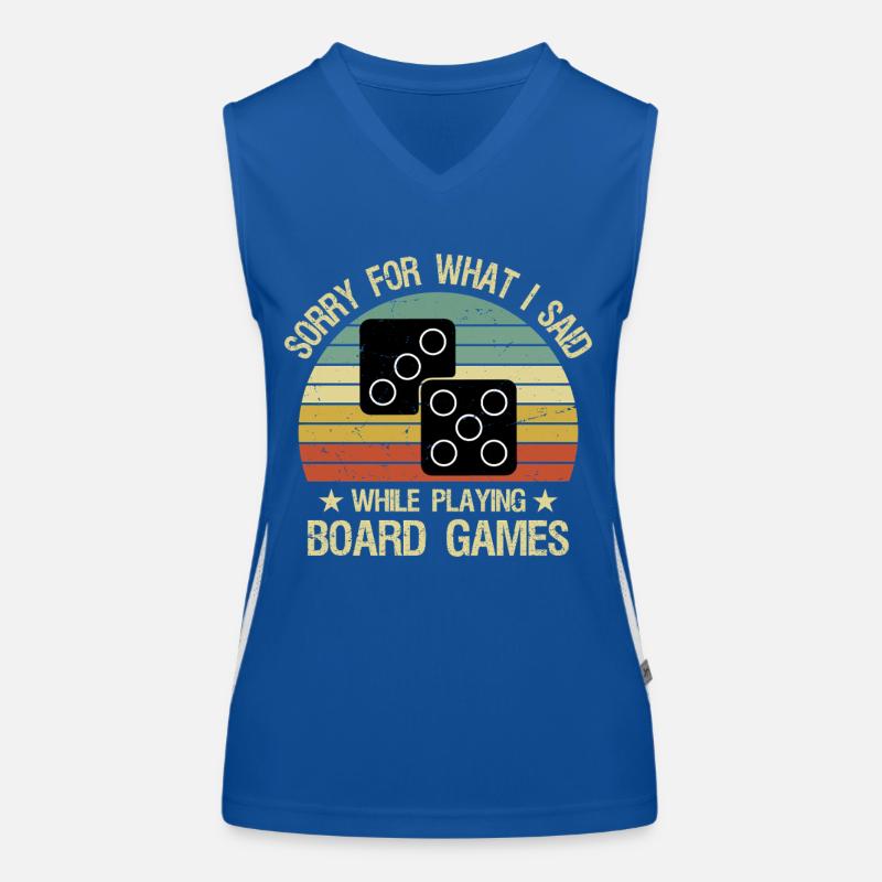 Funny Board Game Quote Board Gamer Player Funktionelles Kontrast-Tank Top für Frauen