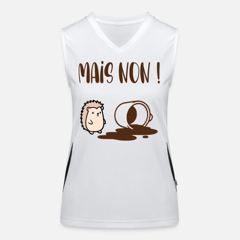But no coffee Women's Functional Contrast Tank Top