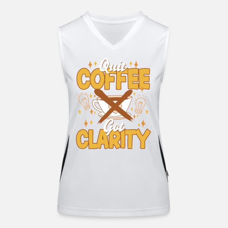 Kaffeeentzug Koffeinfrei Ex-Kaffeetrinker Funktionelles Kontrast-Tank Top für Frauen
