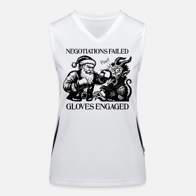 Negotiations Failed Gloves Engaged Women's Functional Contrast Tank Top