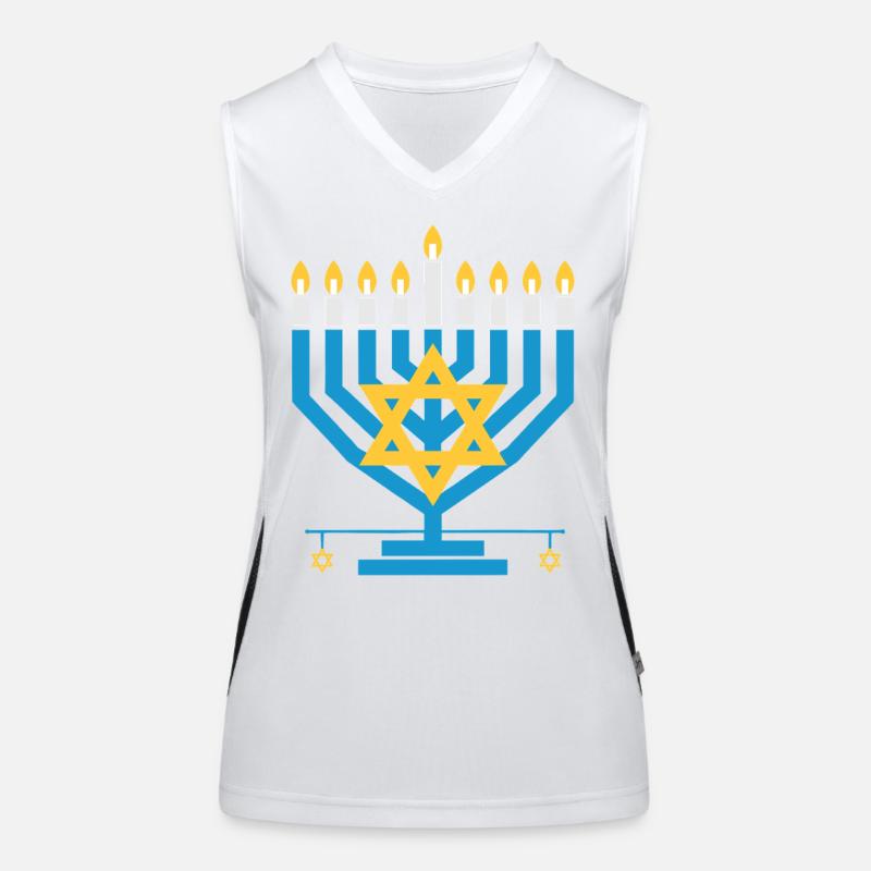 Hanoucca Débardeur respirant contrasté Femme