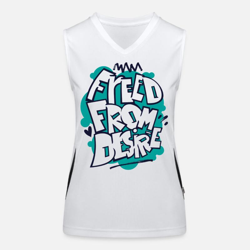 Feed From Desire Graffiti Tee Women's Functional Contrast Tank Top
