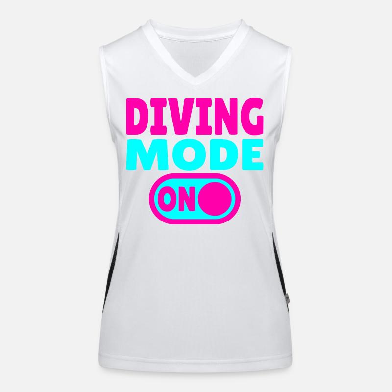 Mode plongée activé – Tauchen Débardeur respirant contrasté Femme