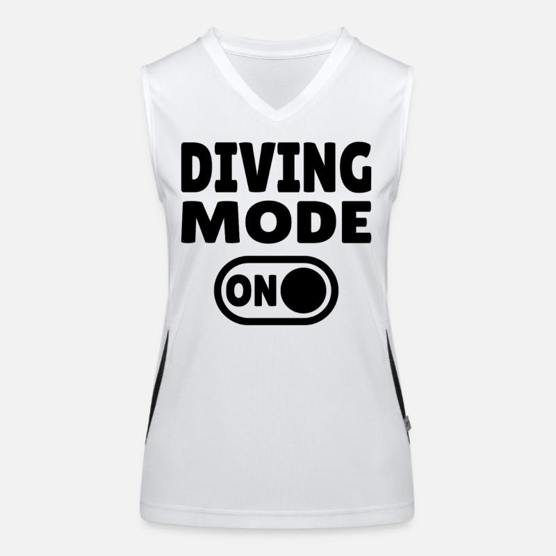 Diving Mode On – Tauchen Women's Functional Contrast Tank Top