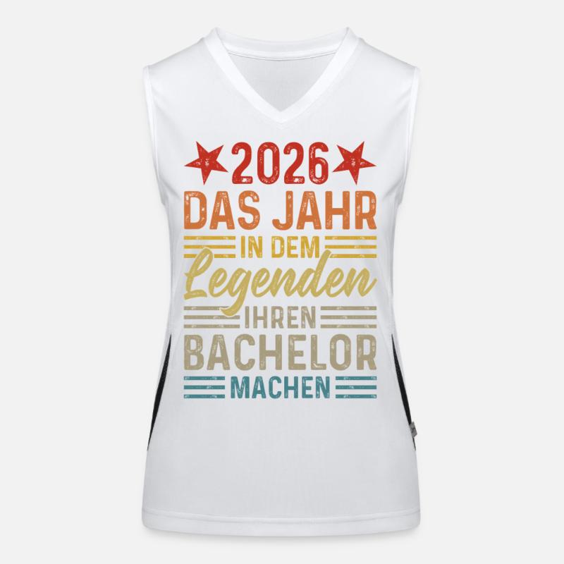 L’année 2026 des légendes obtiennent leur bachelor Débardeur respirant contrasté Femme