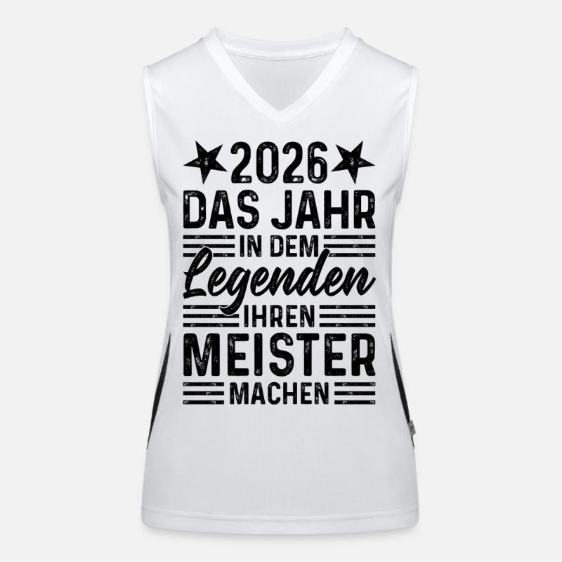 2026 The Year Legends Make Their Master Women's Functional Contrast Tank Top