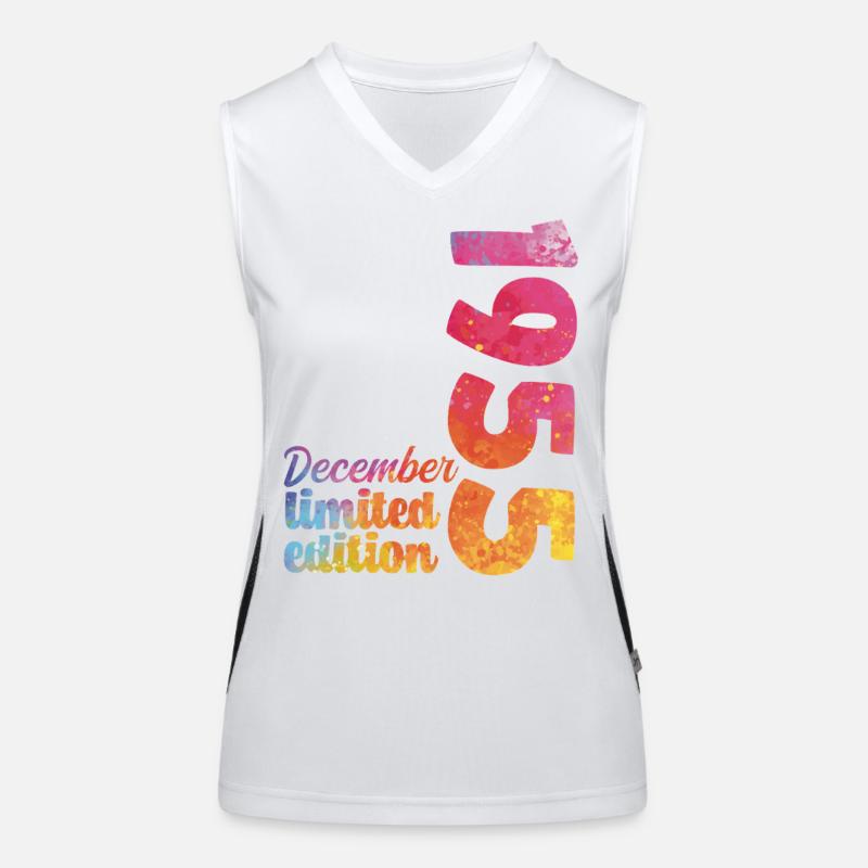December 1955 Birthday Gift Women's Functional Contrast Tank Top