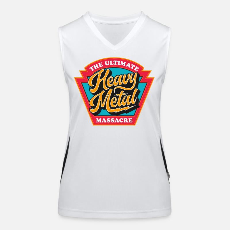 The Ultimate Heavy Metal Massacre Women's Functional Contrast Tank Top