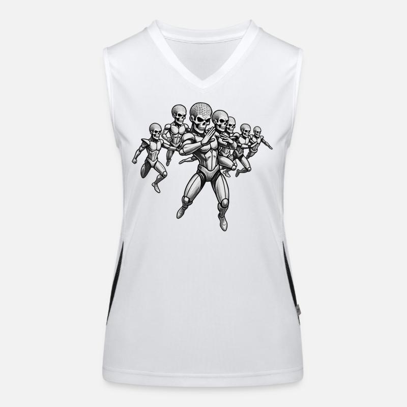 SPACE KUNG FU #1 - geek & scifi Women's Functional Contrast Tank Top