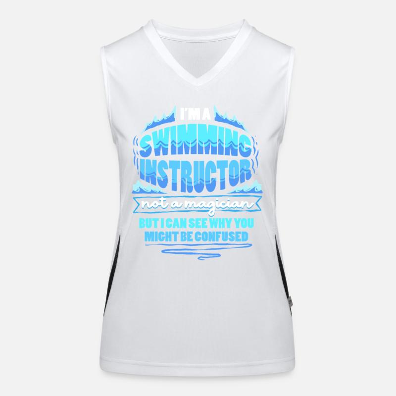 Moniteur de natation Débardeur respirant contrasté Femme