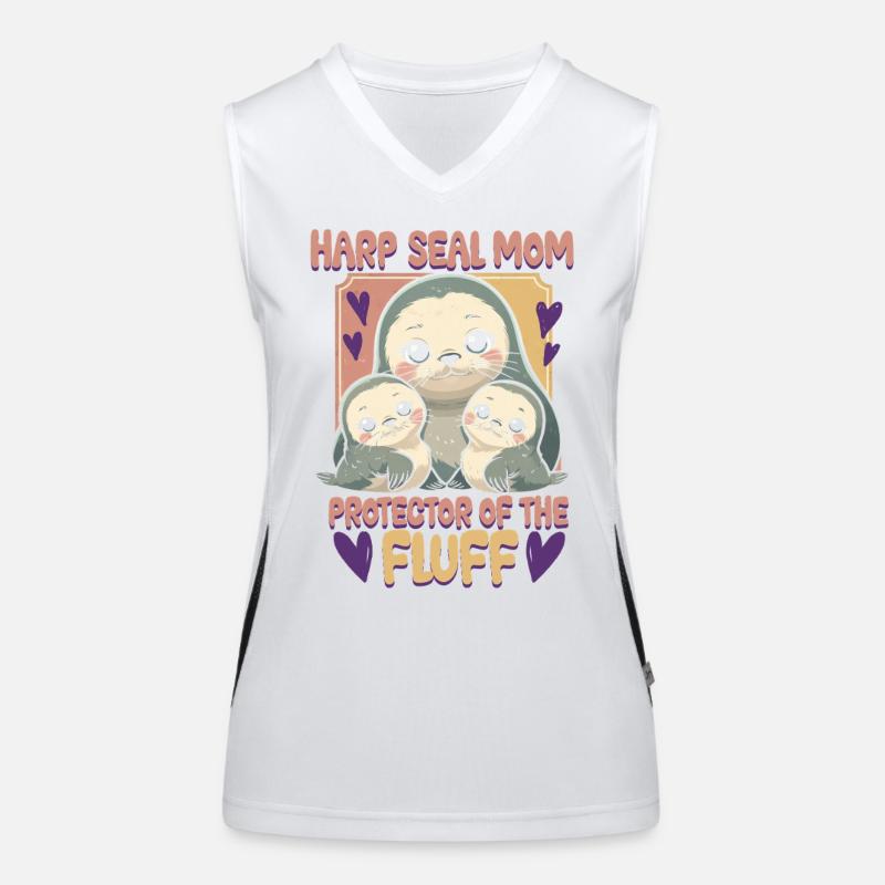 Sattelrobbe Robben Funktionelles Kontrast-Tank Top für Frauen