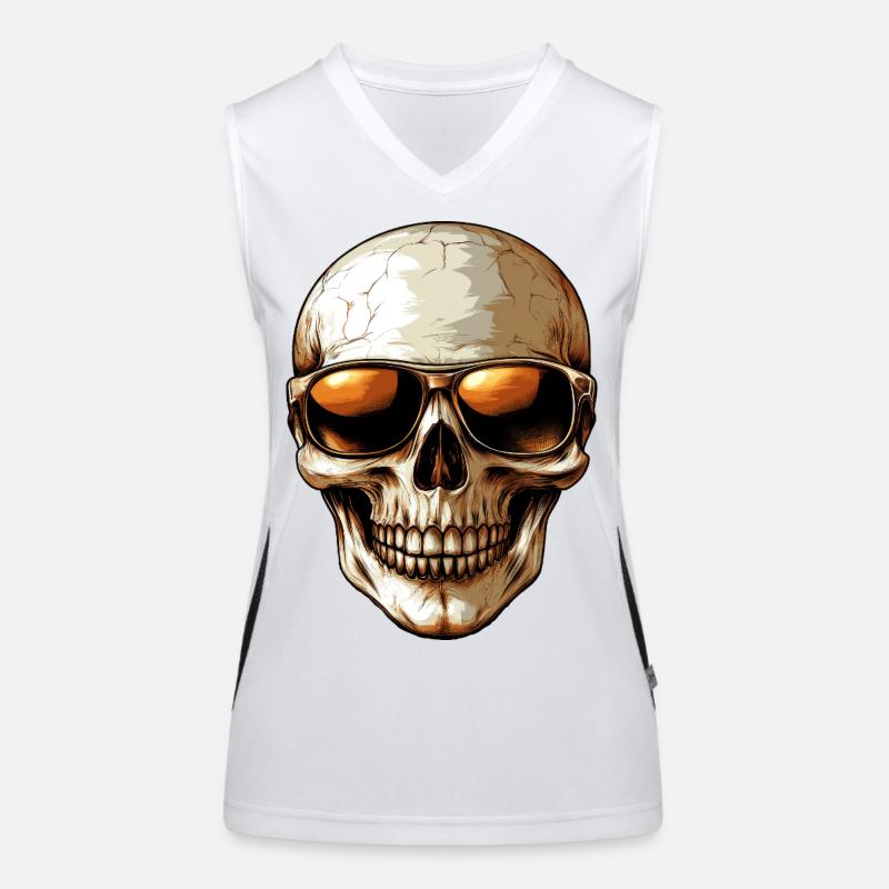 Crâne chic Débardeur respirant contrasté Femme