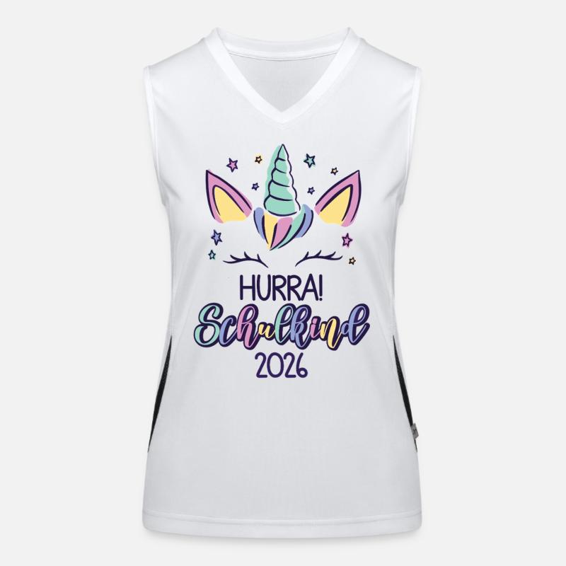 Hourra Écolier 2026 Débardeur respirant contrasté Femme