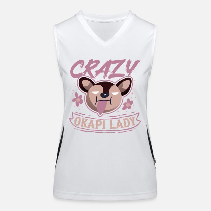 Crazy Okapi Lady Women's Functional Contrast Tank Top