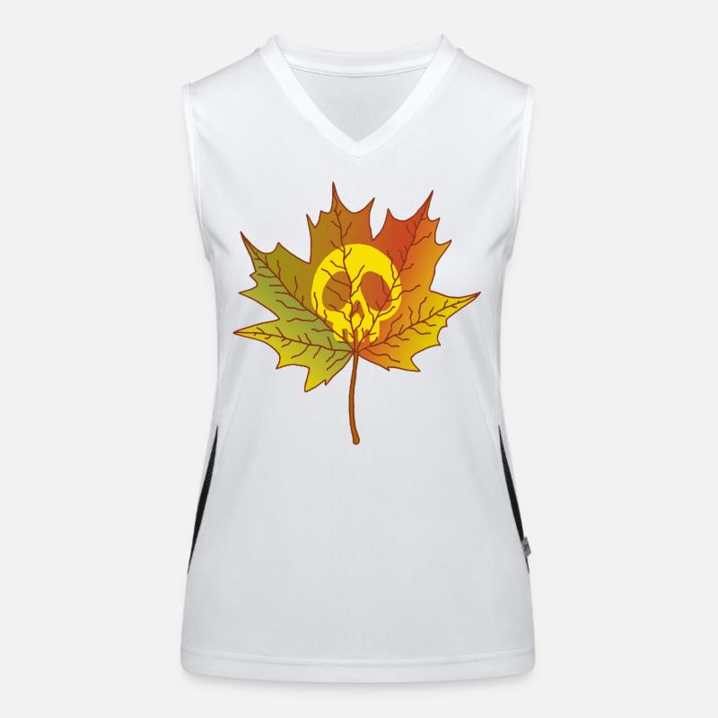 Feuille morte Débardeur respirant contrasté Femme