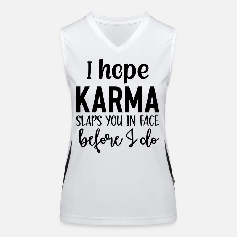 Karma Funktionelles Kontrast-Tank Top für Frauen