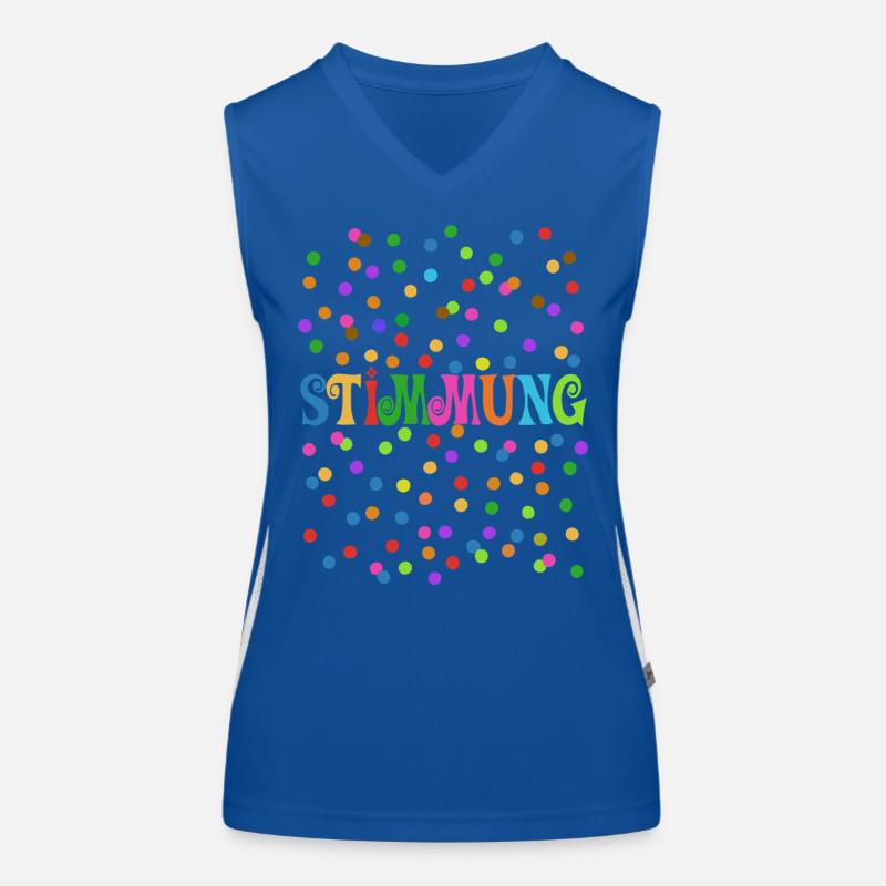 Carnaval - Carnaval - Atmosphère - Confettis Débardeur respirant contrasté Femme