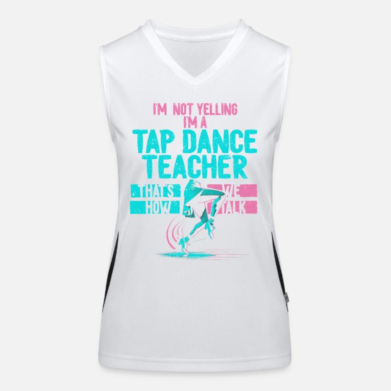 Tap Dance, Tap Dancer, Tap Dancer, Stepper Women's Functional Contrast Tank Top