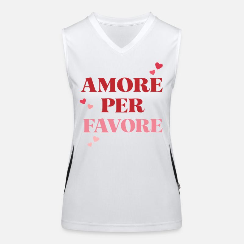 Amore per favore Women's Functional Contrast Tank Top