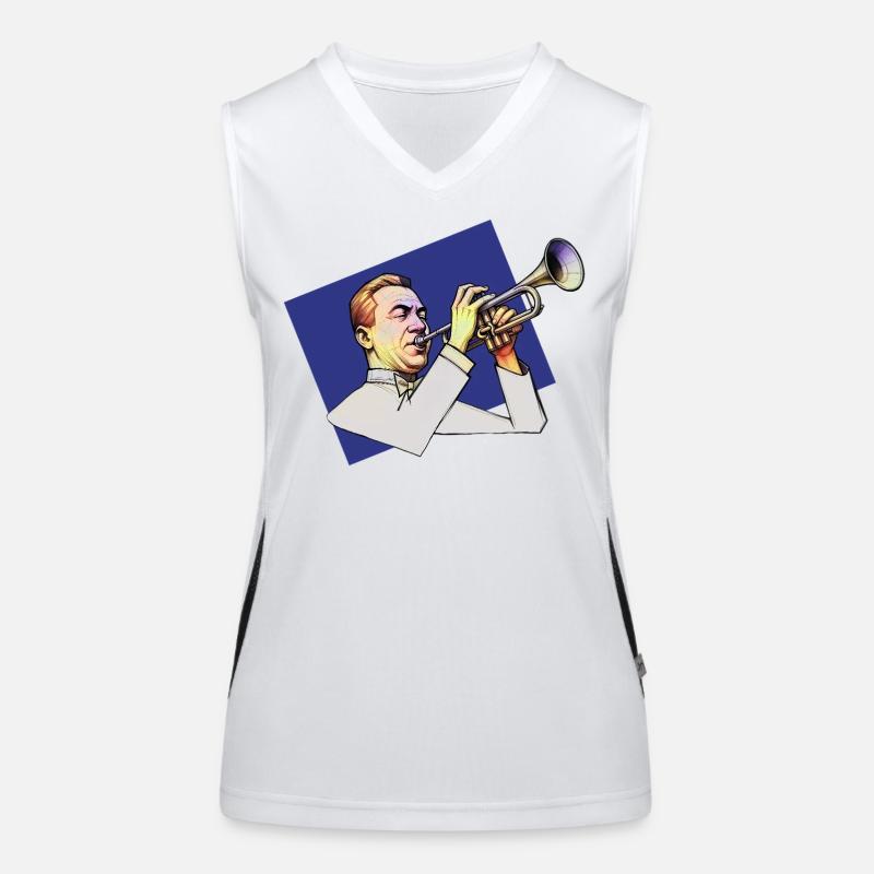TROMPETER #2 – Klang & Bild Funktionelles Kontrast-Tank Top für Frauen