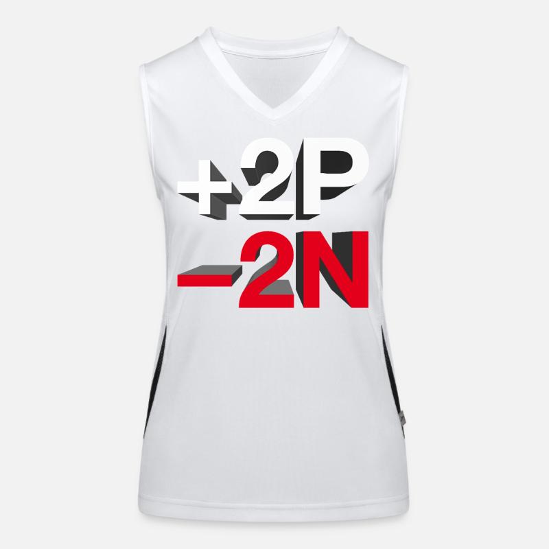 +2P -2N / +peace -hate - let's talk Women's Functional Contrast Tank Top