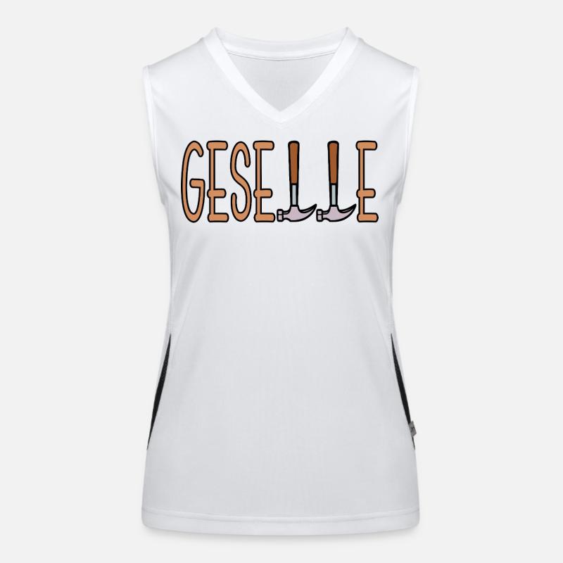 Handwerker Geselle Funktionelles Kontrast-Tank Top für Frauen