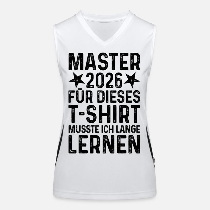 Master 2026 Funktionelles Kontrast-Tank Top für Frauen