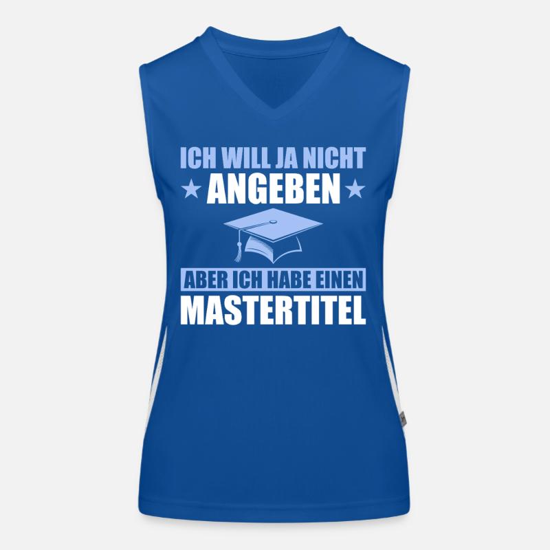 Examen de Master Master Débardeur respirant contrasté Femme