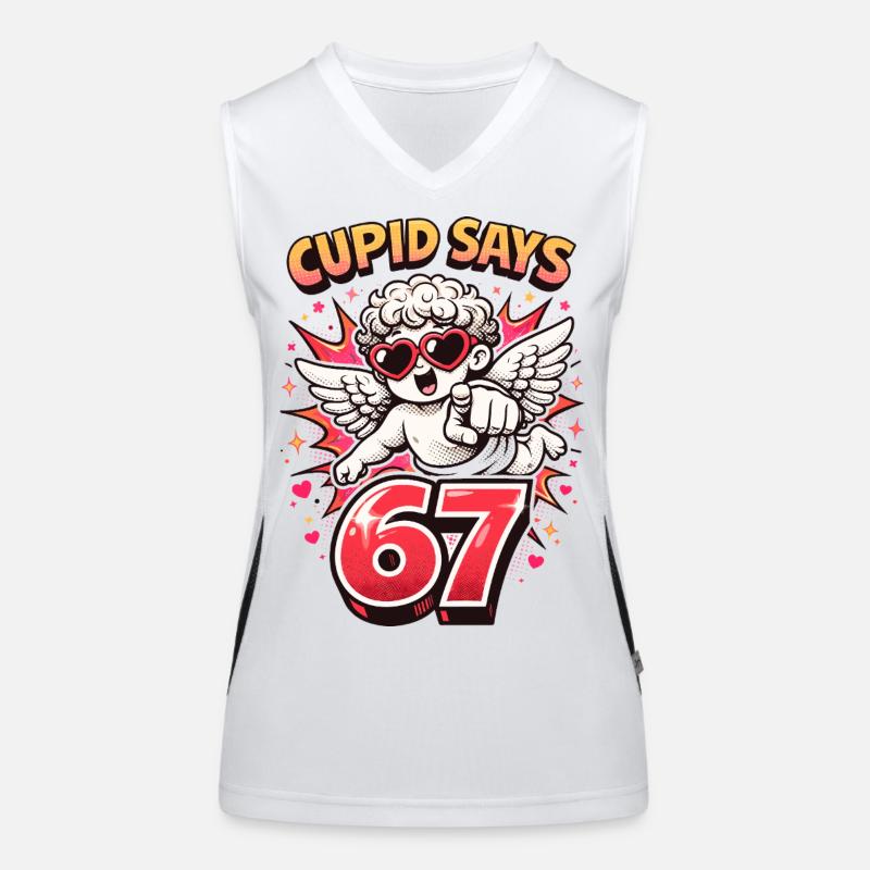 Cupid Days 67 Liebe Valentinstag Geschenk Süß Funktionelles Kontrast-Tank Top für Frauen