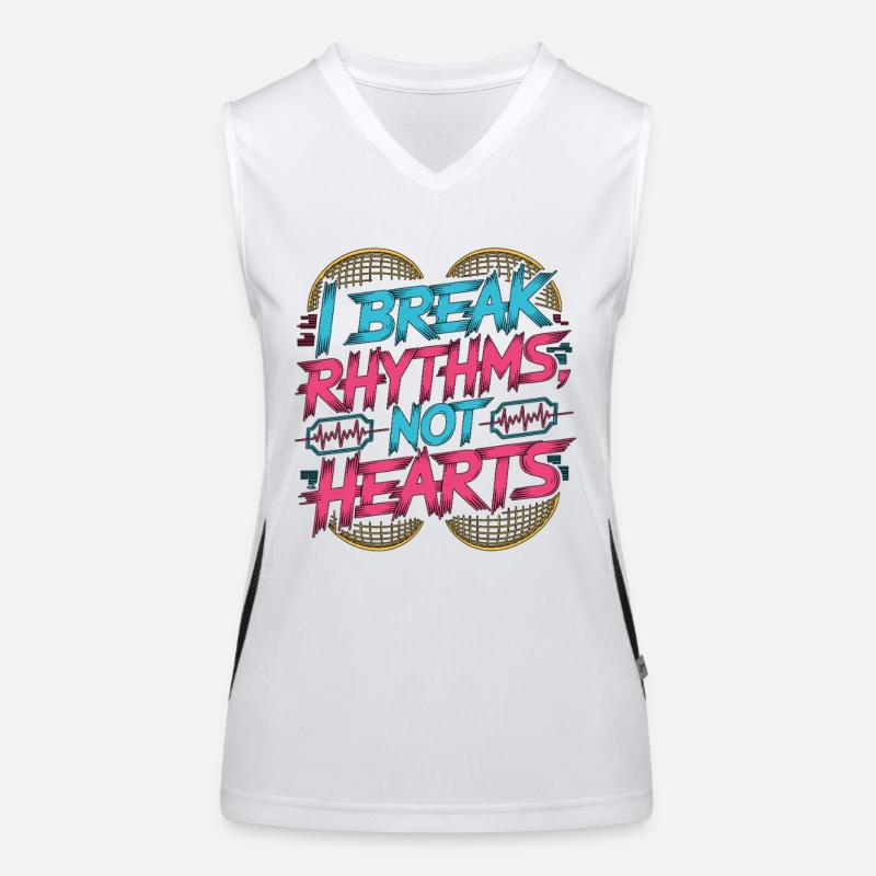 Cardiac Tech I Break Rhythms Pacemaker Technician Funktionelles Kontrast-Tank Top für Frauen