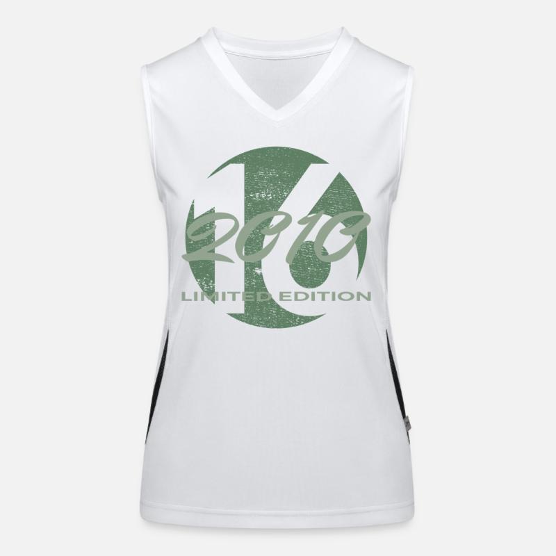 16. Geburtstag 2010 Jungen und Mädchen Geschenk Funktionelles Kontrast-Tank Top für Frauen