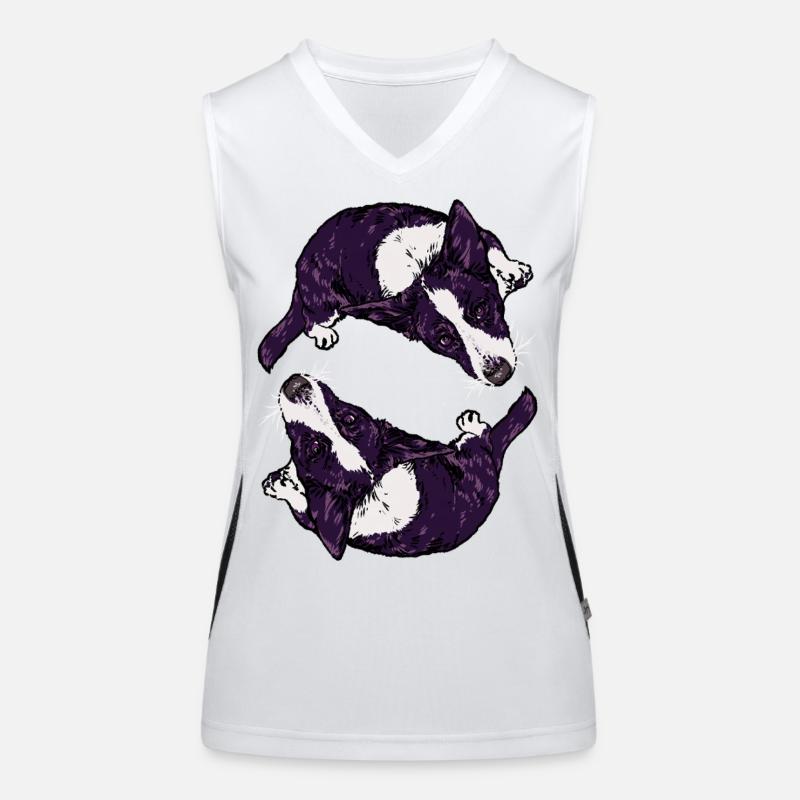 CORGIS Women's Functional Contrast Tank Top