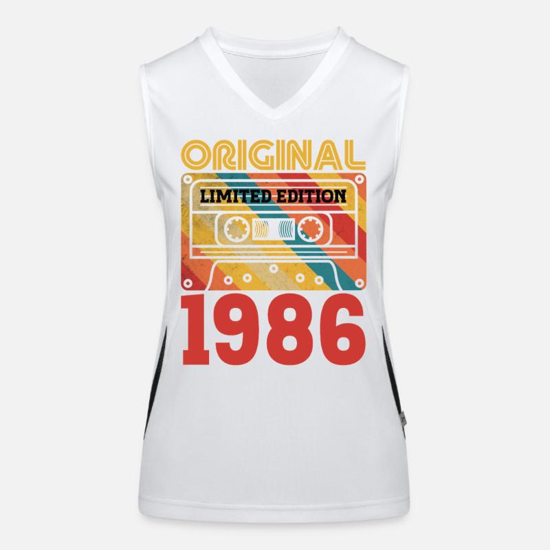 40e Anniversaire 40 ans Original 1986 Vintage Débardeur respirant contrasté Femme